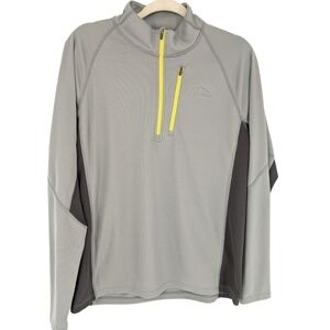 LL Bean Slightly Fitted Lightweight Zip Pullover M
